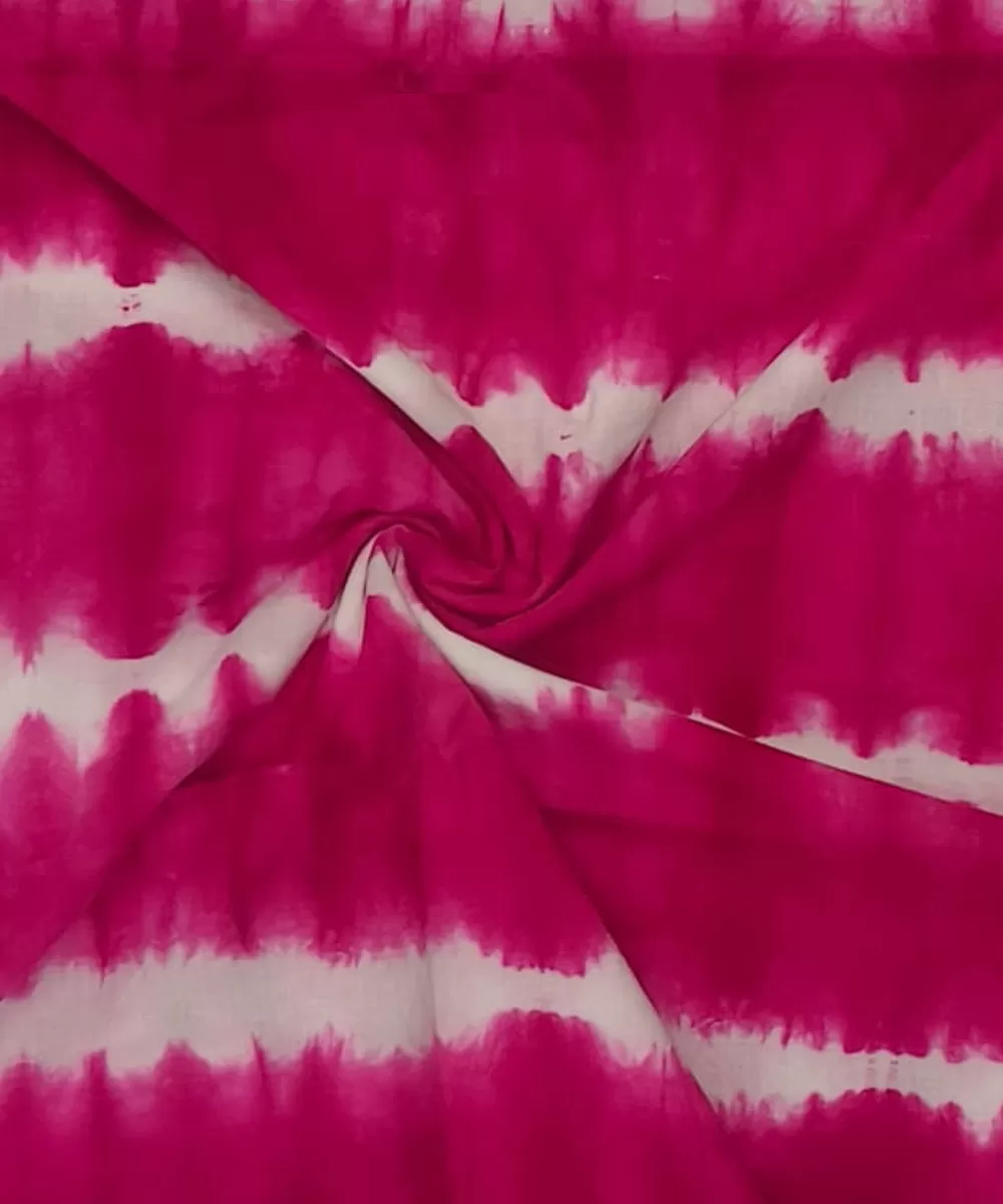 2.5m Pink tie dye cotton kurta material