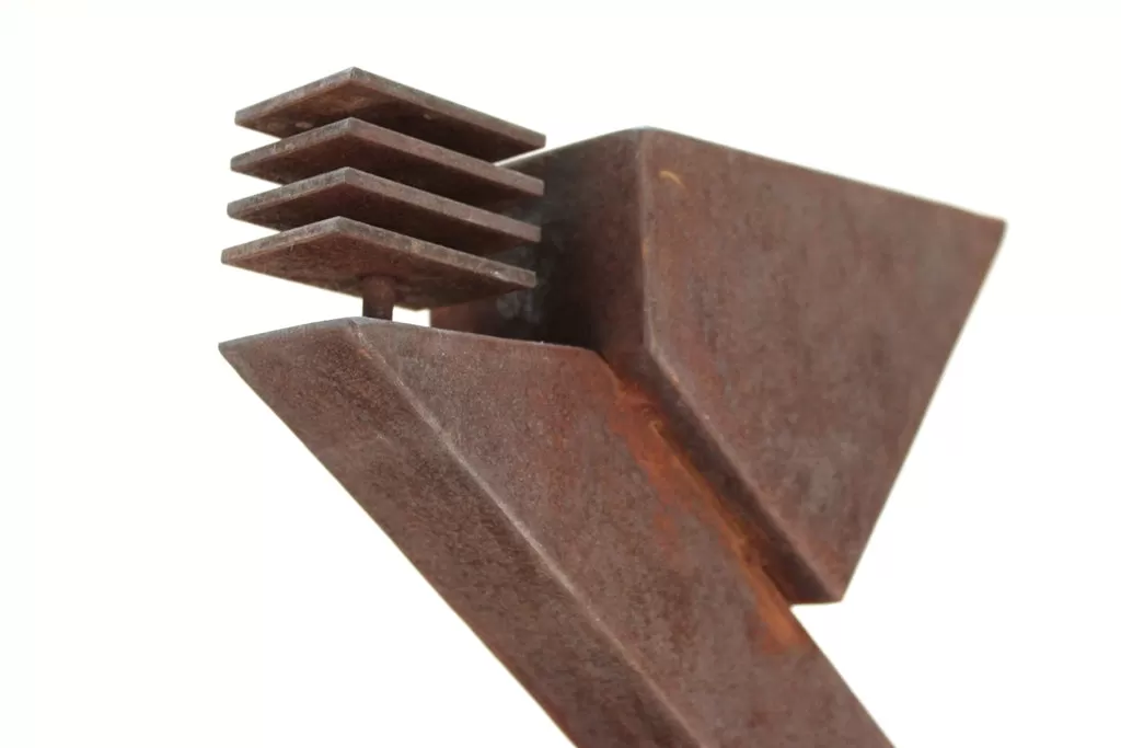 American Modern Abstract Brutalist TOTEM Sculpture