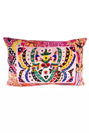 ANNA CHANDLER VELVET RECTANGLE CUSHION SILK ROAD