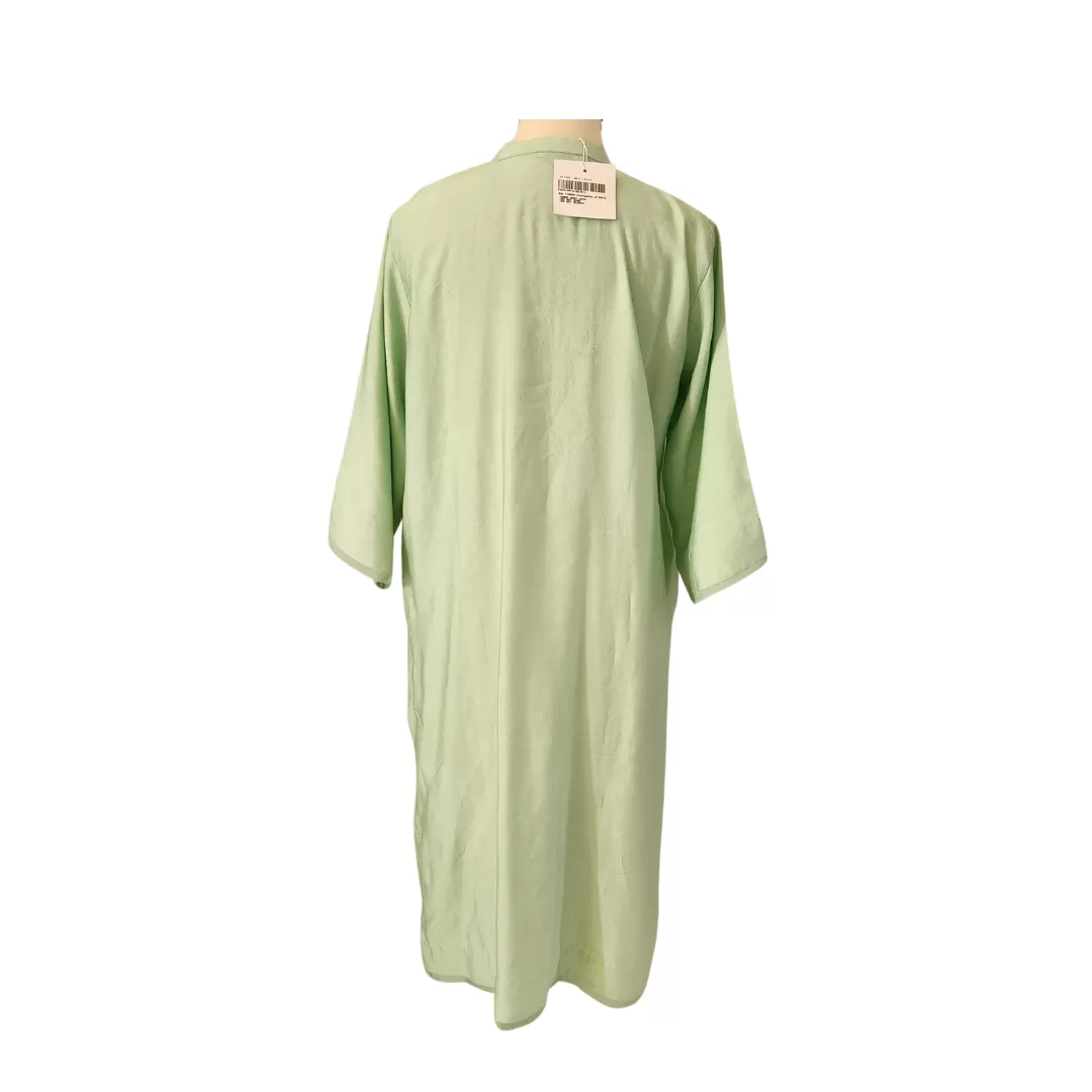 Ayesha Khurram Mint Green Rhinestones Kurta | Brand New |