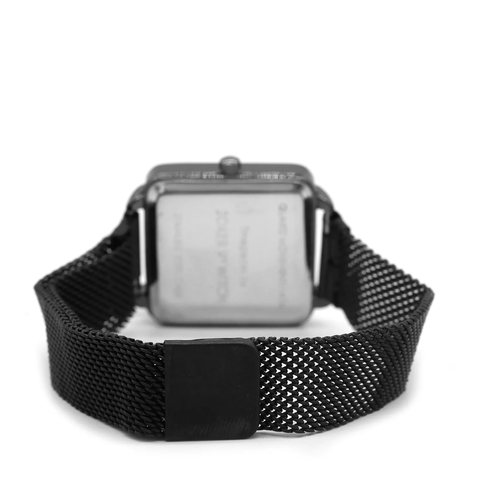 Charcoal Black Magnetic Watch Bracelet Stack