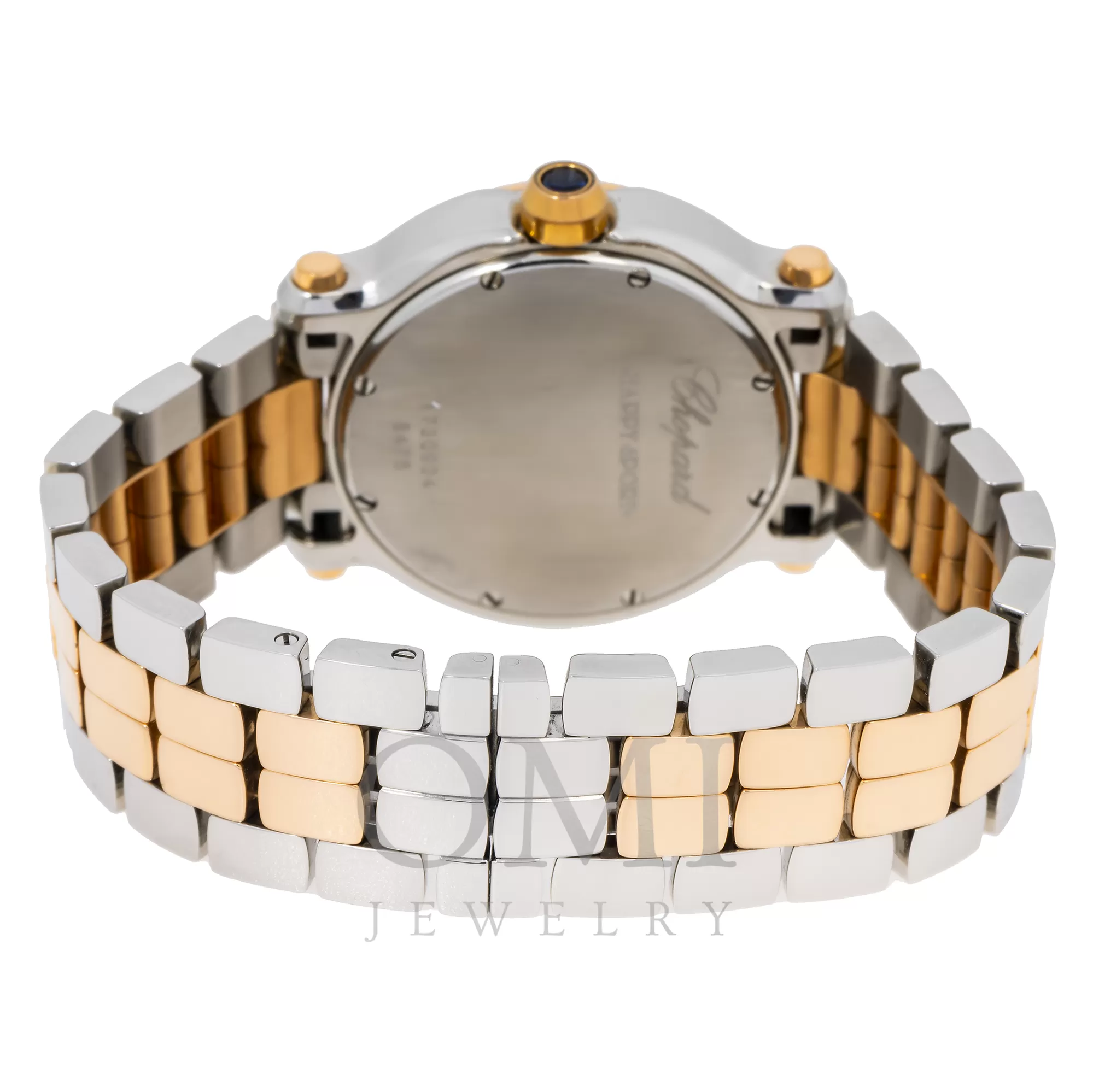 CHOPARD HAPPY SPORT 274189-5007 30MM WHITE DIAL AND ROSE GOLD BEZEL