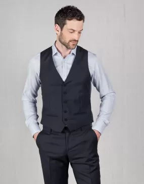 Churchill Navy Waistcoat