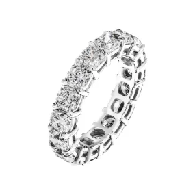 DENISE 6 Carat Cushion Cut Diamond Eternity Band in Platinum 35 pointer GIA Certified By Mike Nekta SIZE 6.5