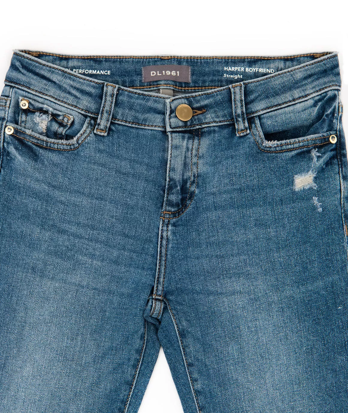 DL1961 Girls Harper Oasis Distressed Straight Boyfriend