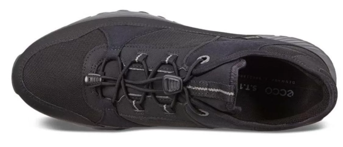 Ecco Exostride Men’s Black  Goretex Walking Shoe 835334