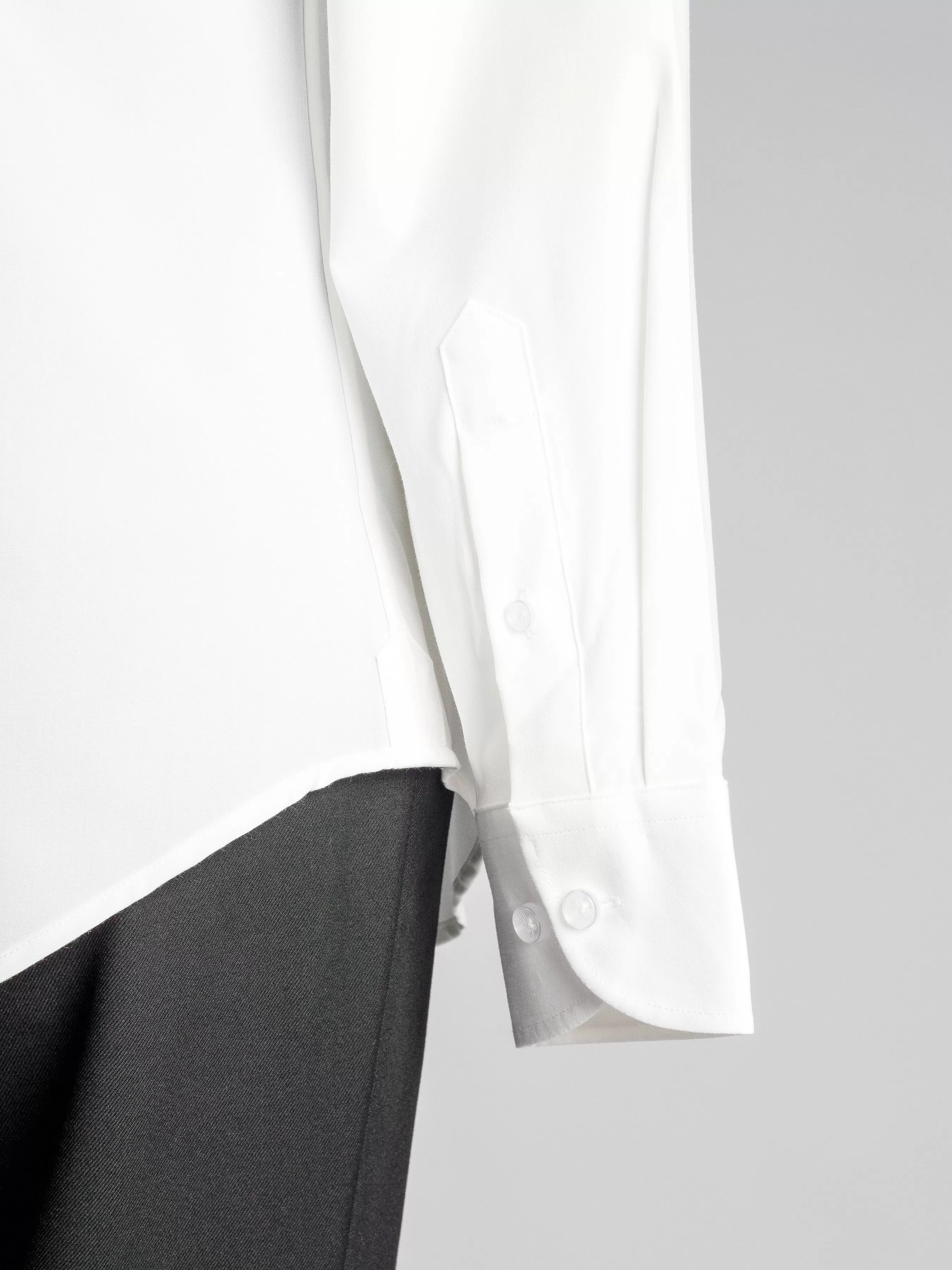 Elio Formal Shirt - White Button-Down Collar