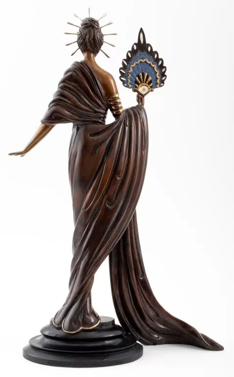 Erte "Aphrodite" Patinated Bronze Sculpture 1986