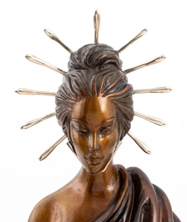 Erte "Aphrodite" Patinated Bronze Sculpture 1986