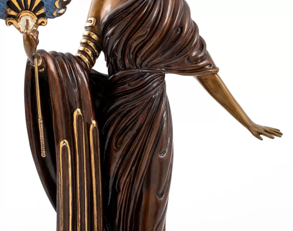 Erte "Aphrodite" Patinated Bronze Sculpture 1986