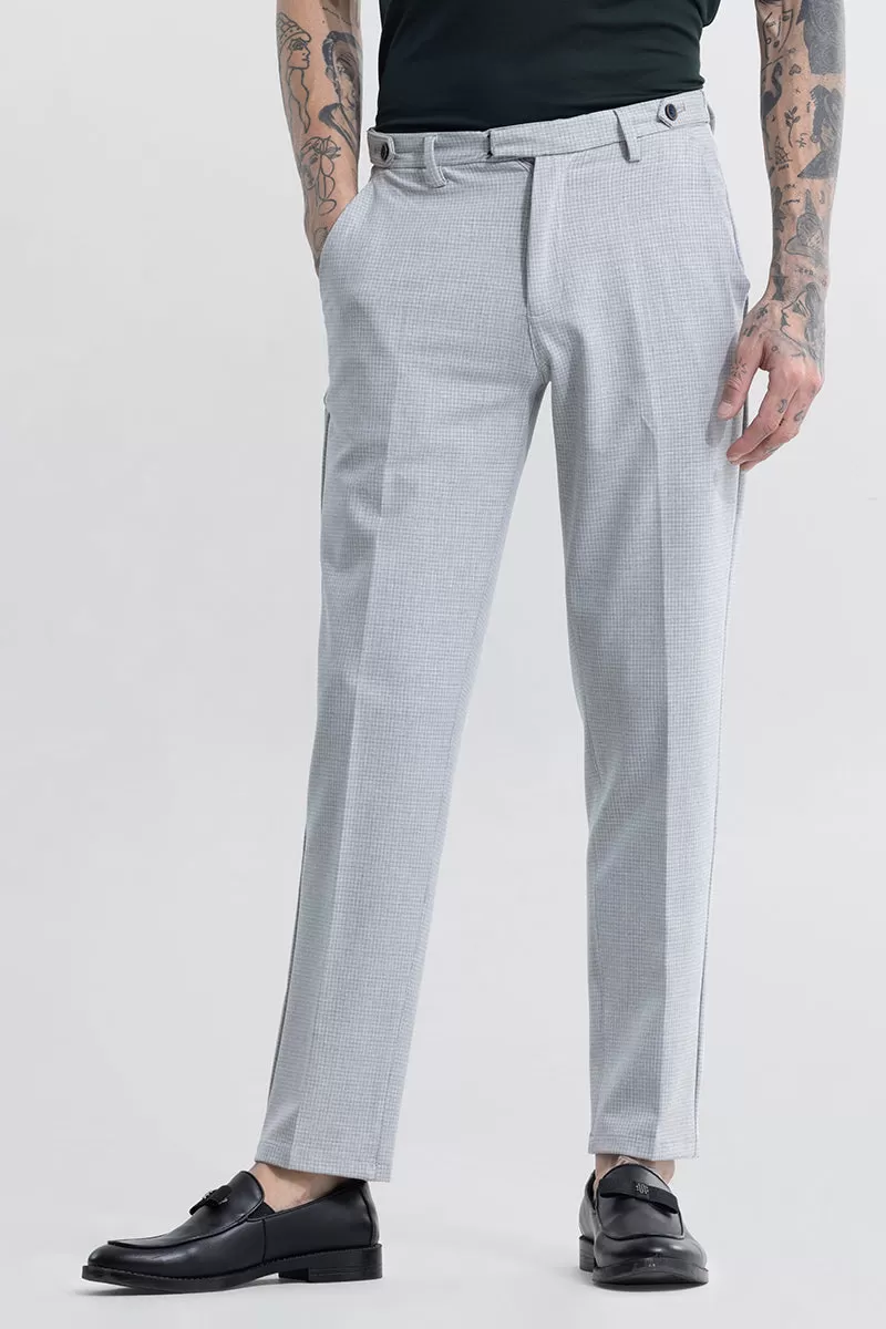 Extensive Waistband Ash Grey Trouser