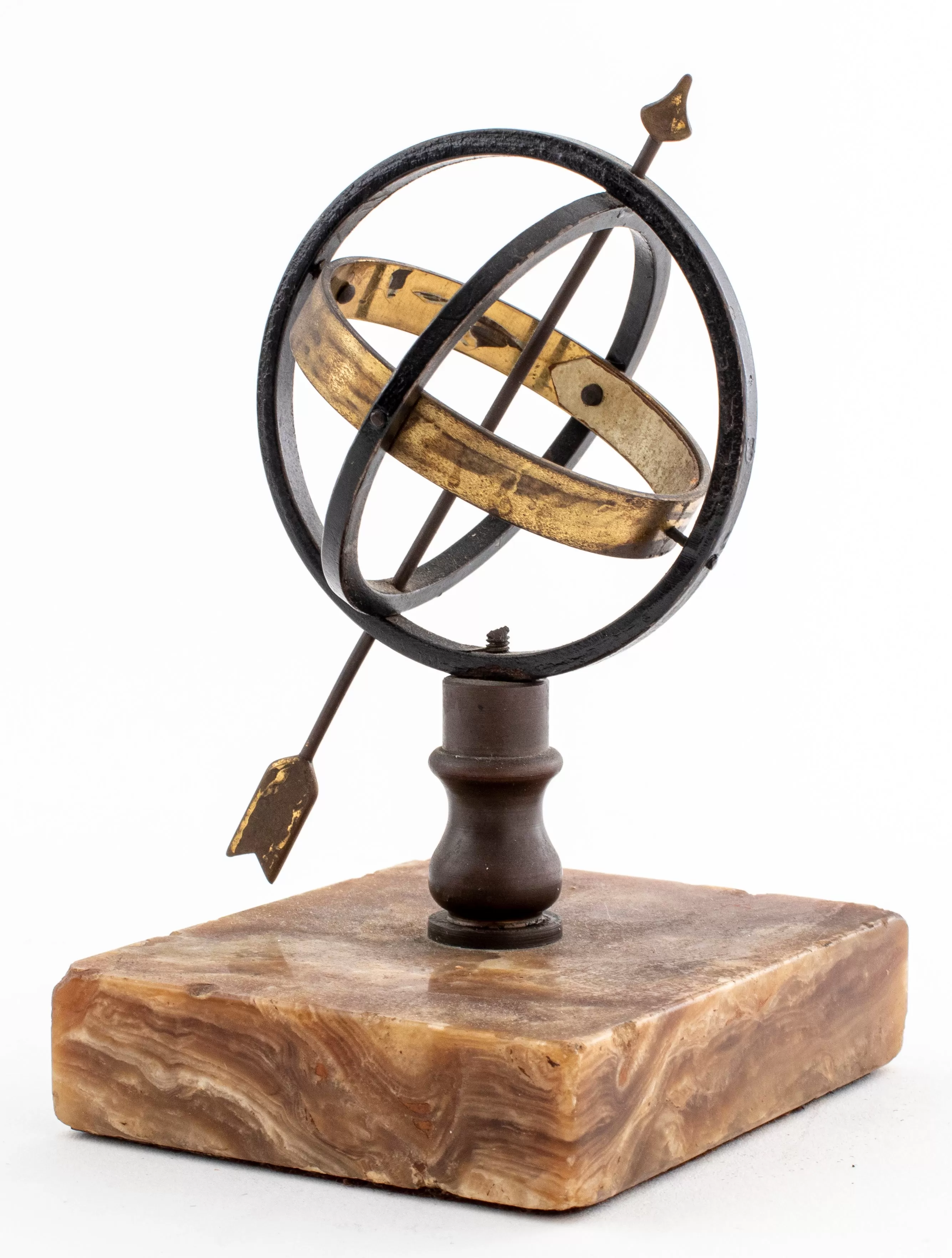 Grand Tour Style Armillary on Marble Base