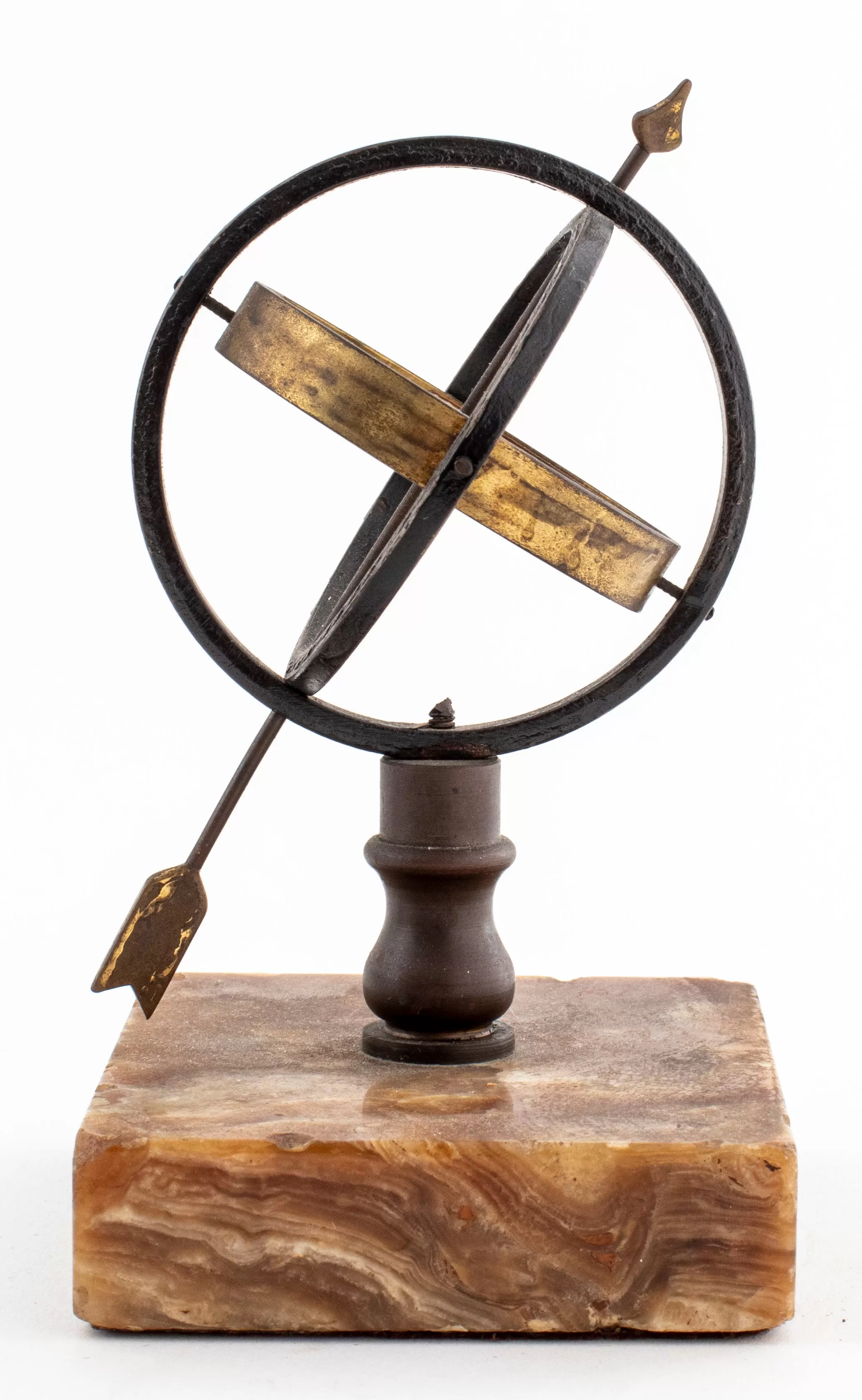 Grand Tour Style Armillary on Marble Base