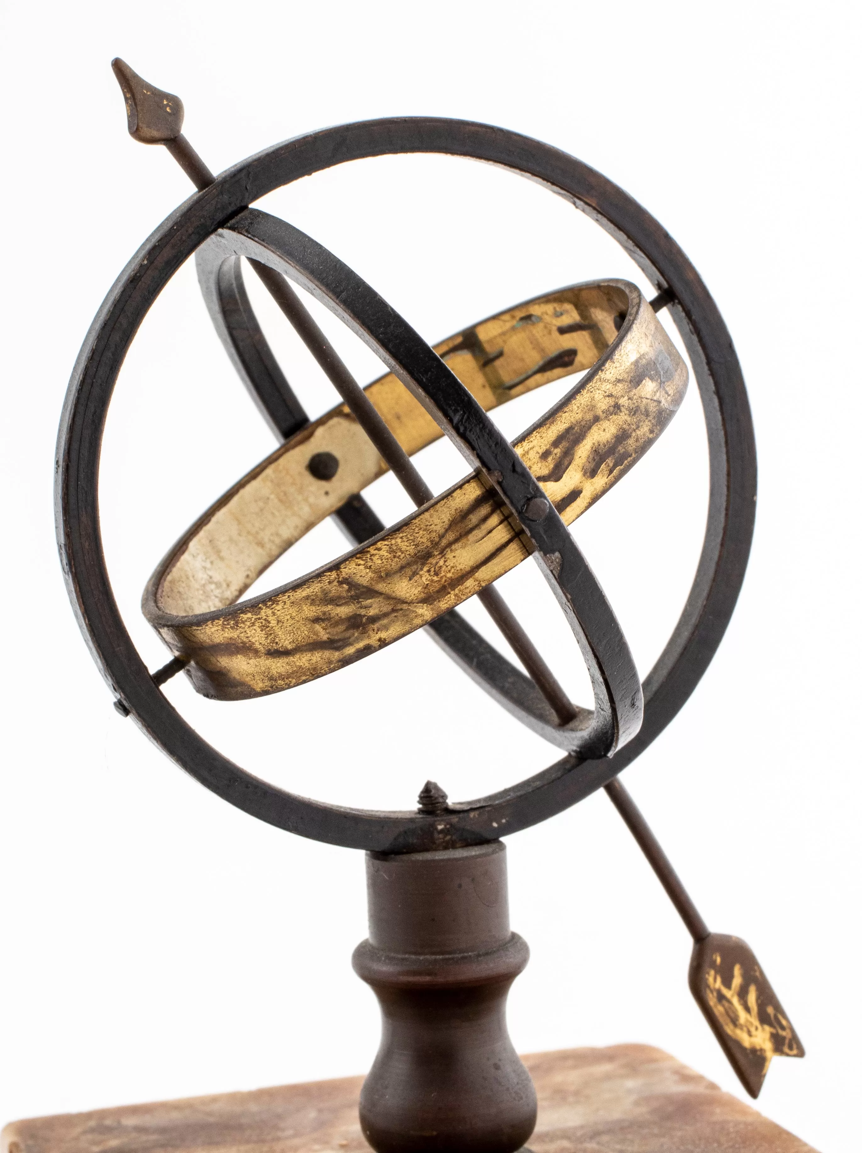 Grand Tour Style Armillary on Marble Base