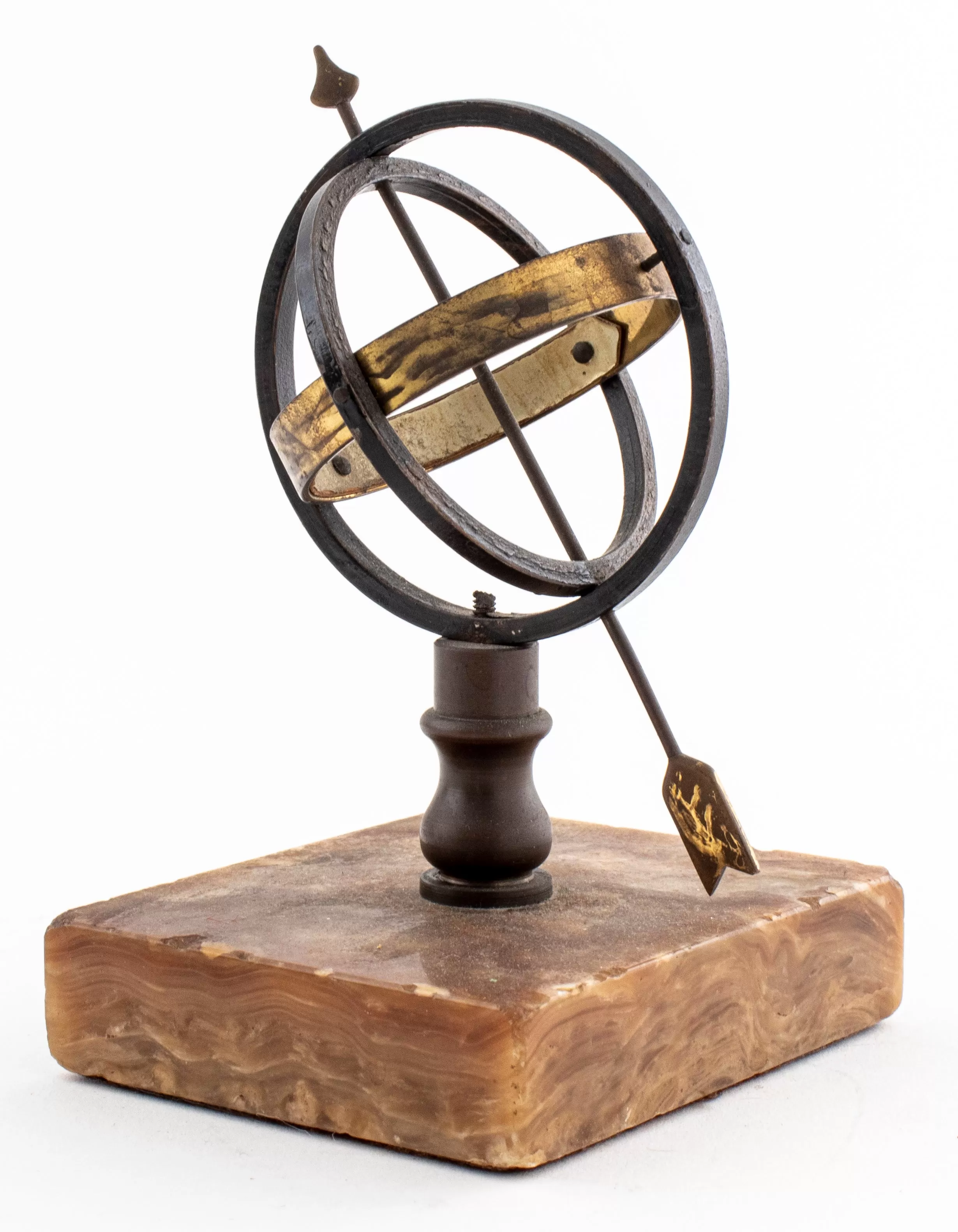 Grand Tour Style Armillary on Marble Base