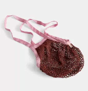 HAY Sobremesa Market Net Bag in Burgundy