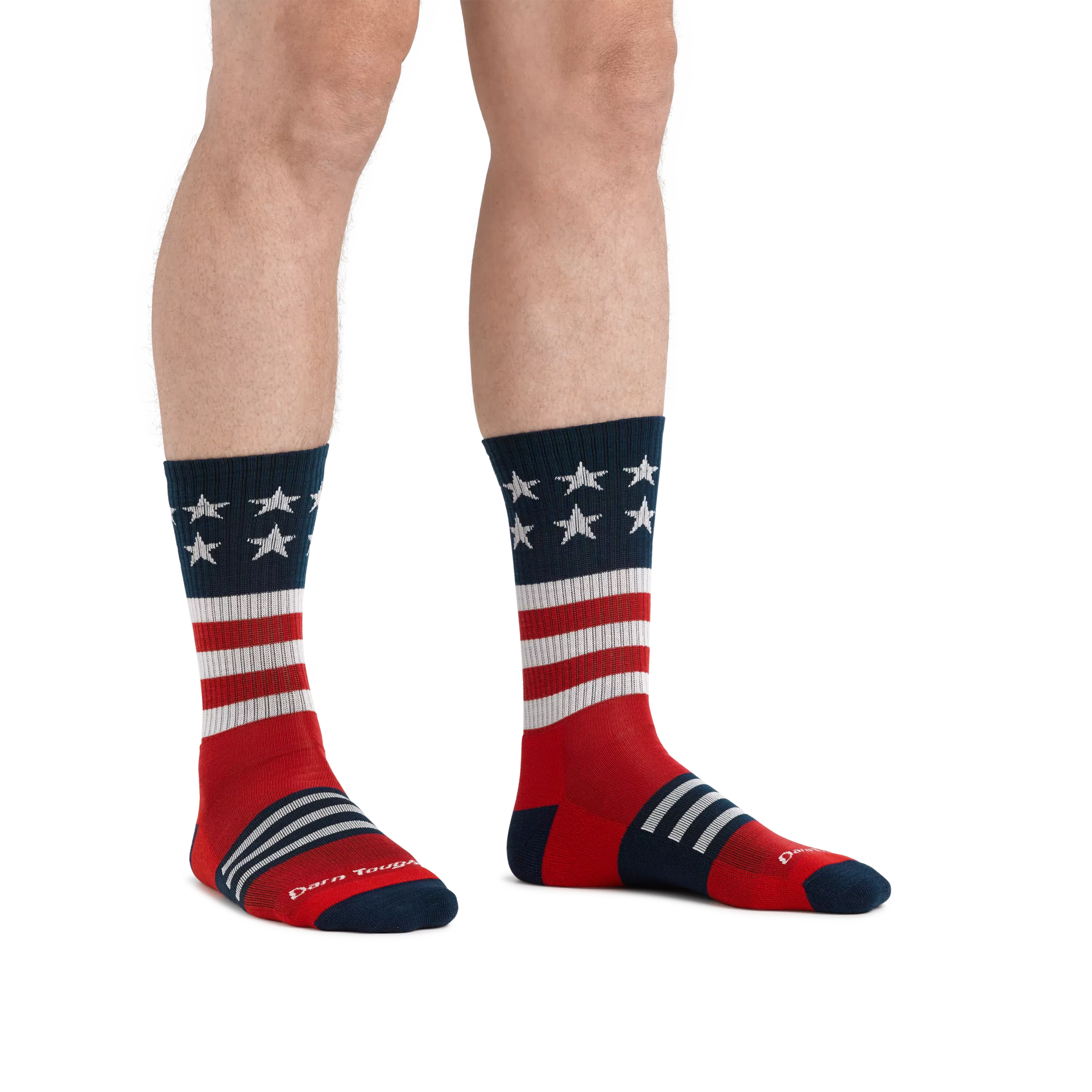 Men's Captain Stripe Micro Crew  Lightweight Hiking Sock