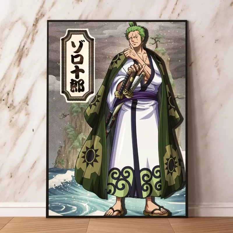 One Piece Zoro Anime Posters and Decorative Paintings