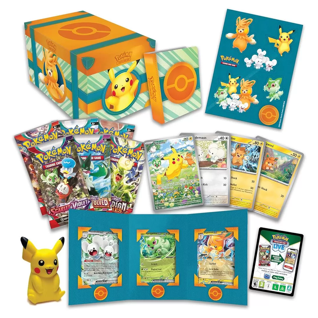 Pokemon TCG: Paldea Adventure Chest Card Game