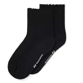 Rollie Nation Quarter Frill Socks Black