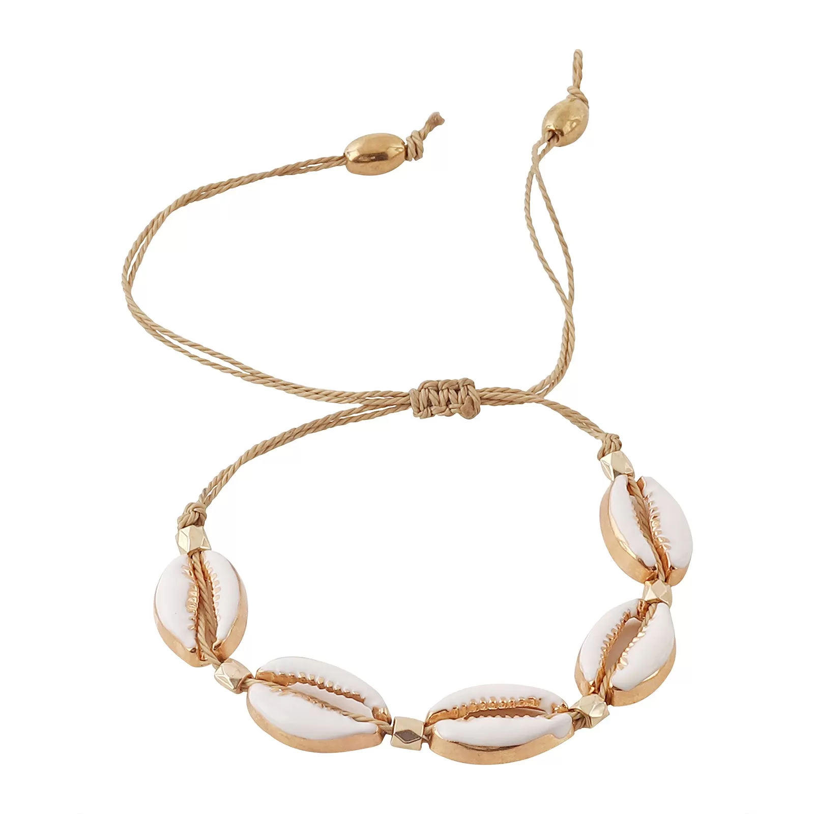 Seraphina Sea Shell Gold Bracelet