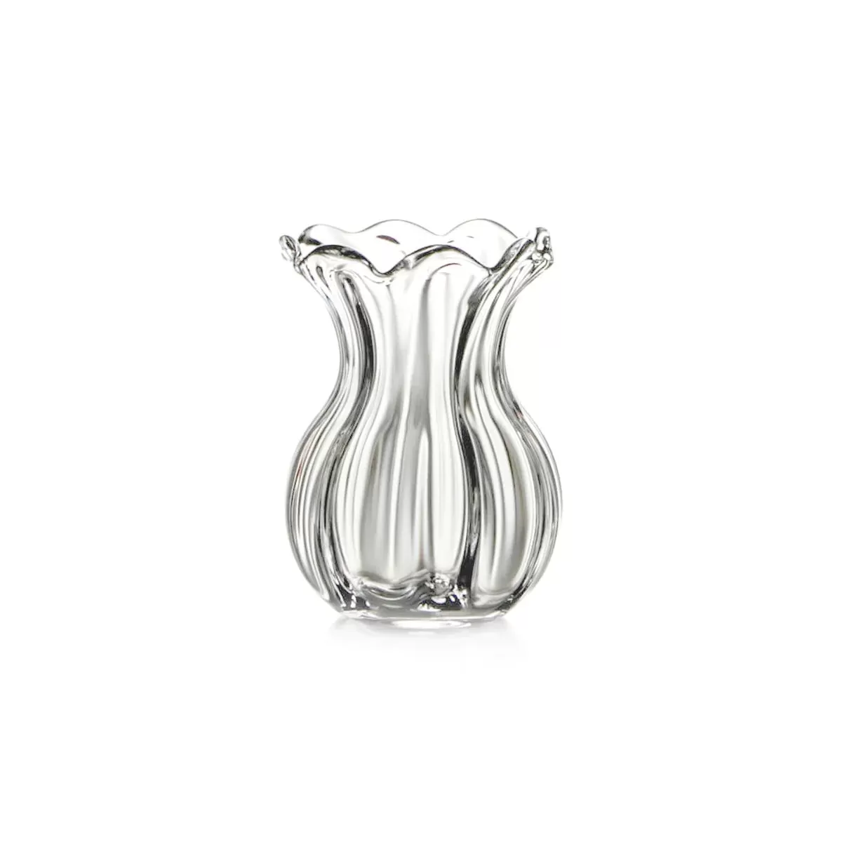 Simon Pearce Chelsea Optic Posy Vase