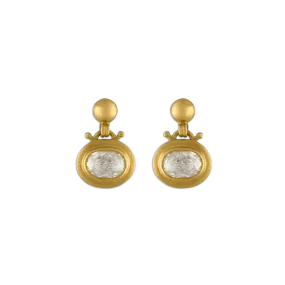 Small Diamond Bell Earrings