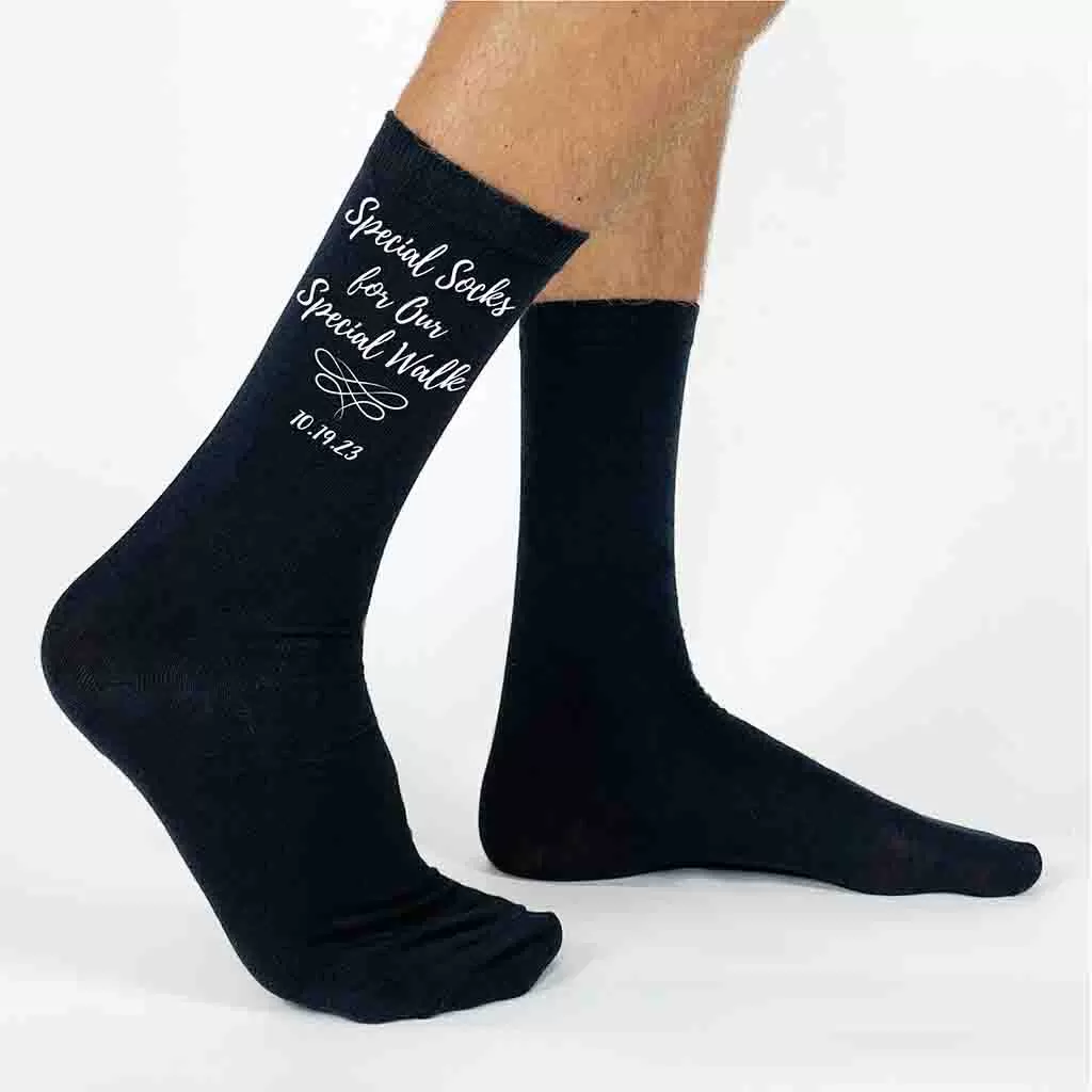 Special Socks for a Special Walk, Father of the Bride Socks