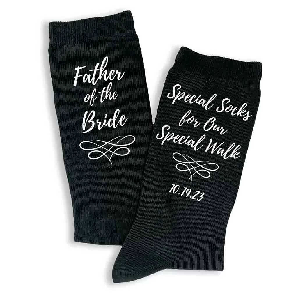 Special Socks for a Special Walk, Father of the Bride Socks