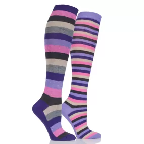 Storm Bloc Ladies Light Weight Jacquard Stripe Socks