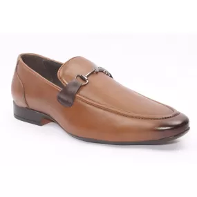 Tan Formal Slip-Ons