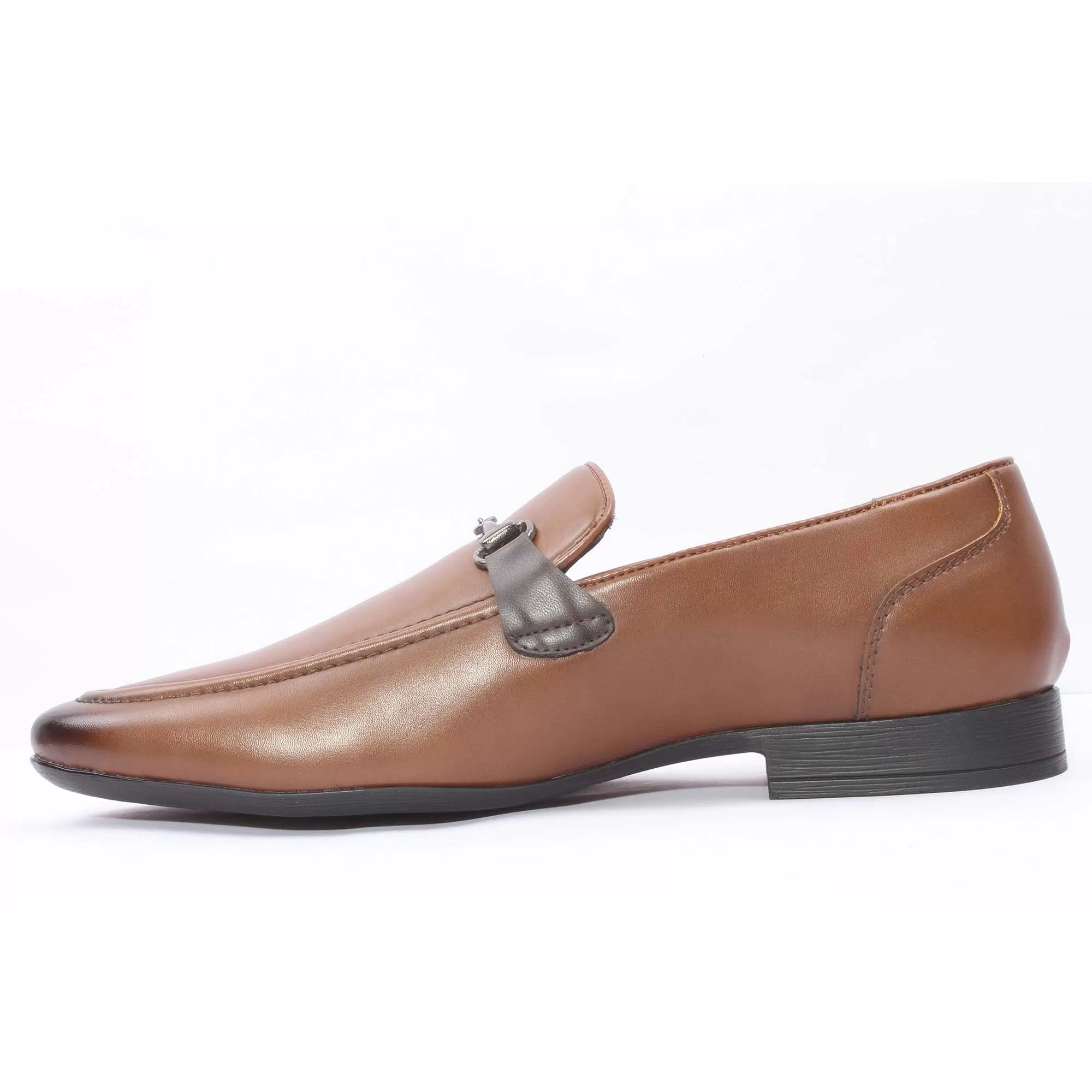 Tan Formal Slip-Ons