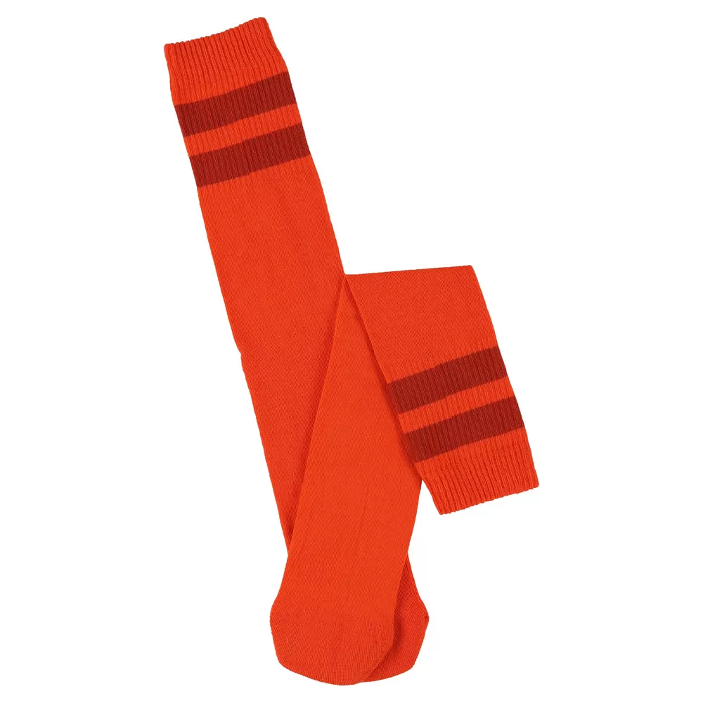 Unisex Tube Socks - Orange / Red