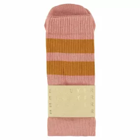 Unisex Tube Socks - Pink / Pumpkin