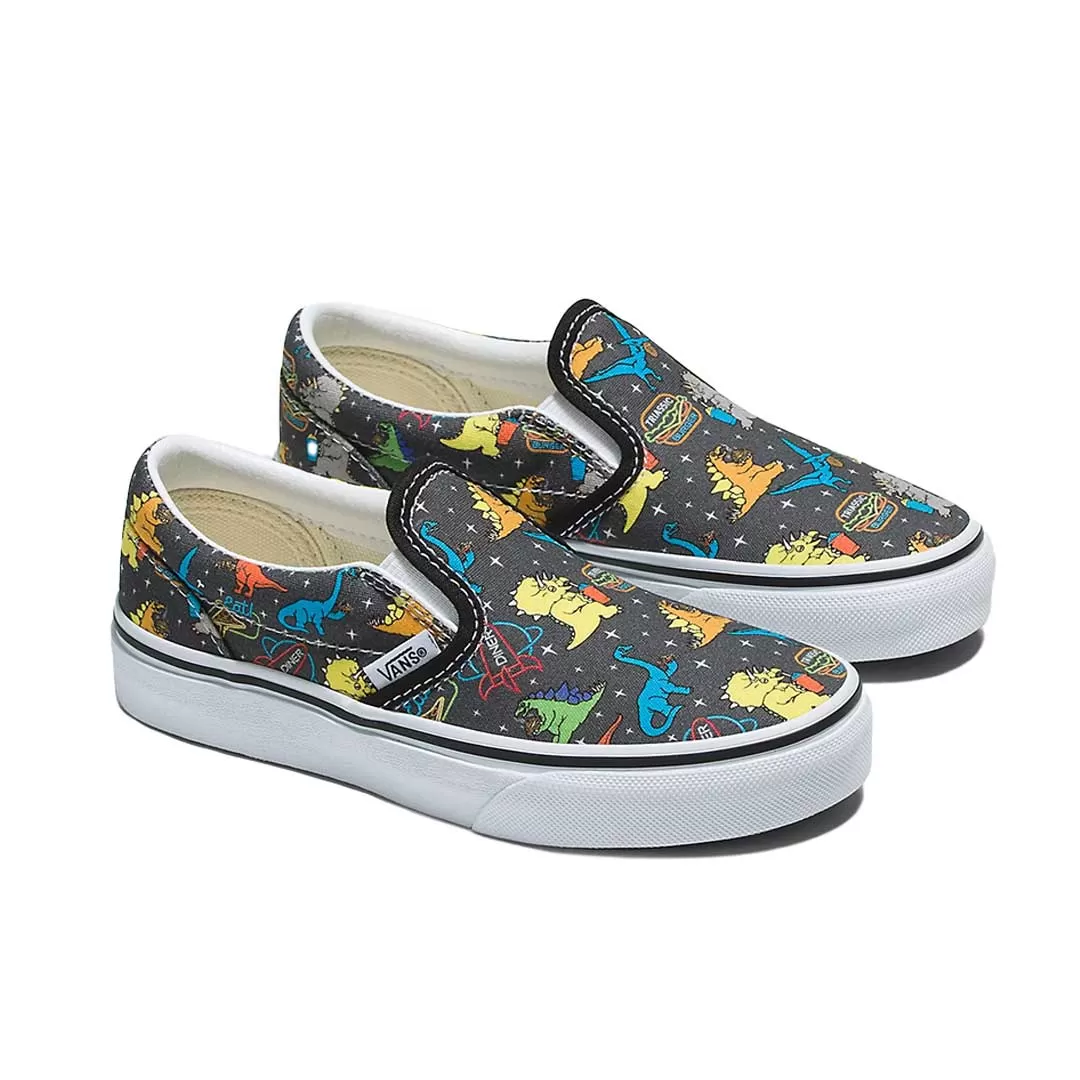 Vans - Kids' (Preschool) Dino Classic Slip-On Shoes (5KXMRP9)