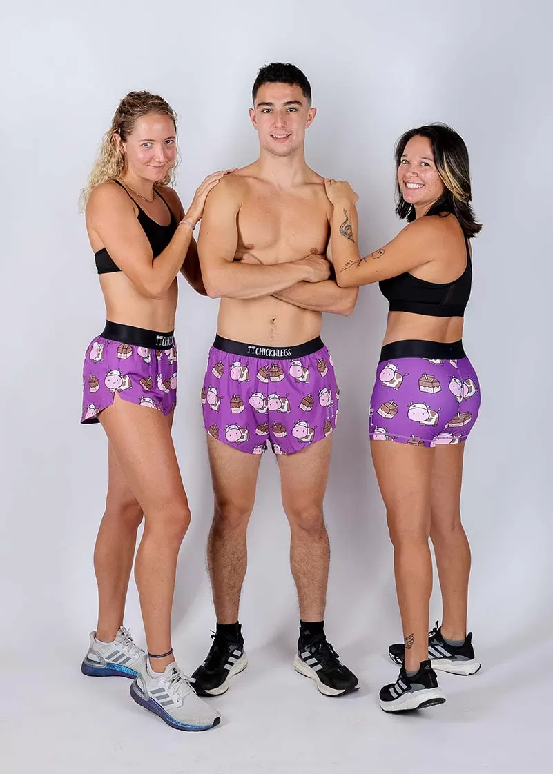 Women's Choccy Cows 1.5" Split Shorts